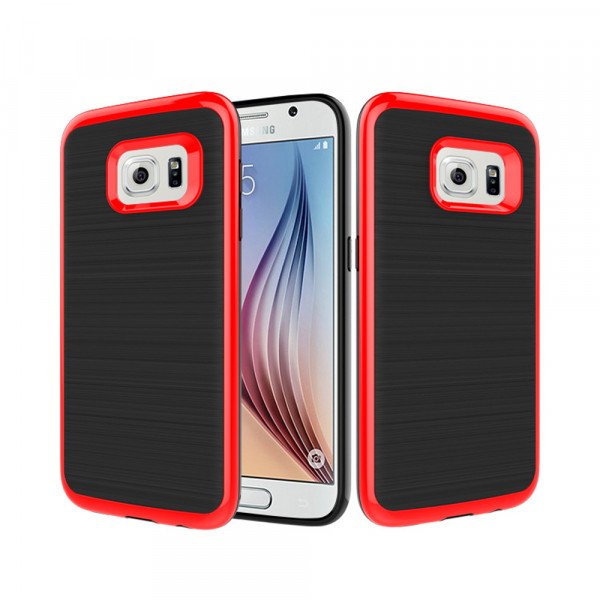 Wholesale Samsung Galaxy S7 Edge Impact Hybrid Case (Red)